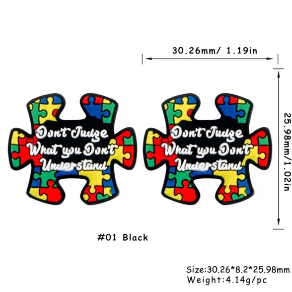 Autism Awareness Charm - Picture 2 of 2